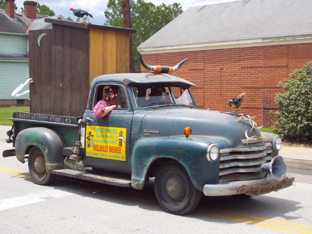 old appliance work truck